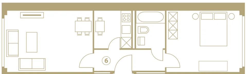 Möblierte 2.5-Zimmer-Wohnung mit Service - Basel St. Johann / Novartis-Campus – Foto 10 von 10
