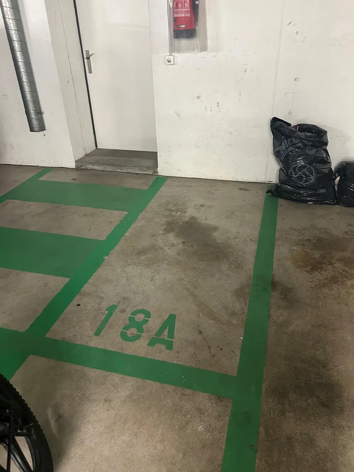 Motorcycle parking space for rent!