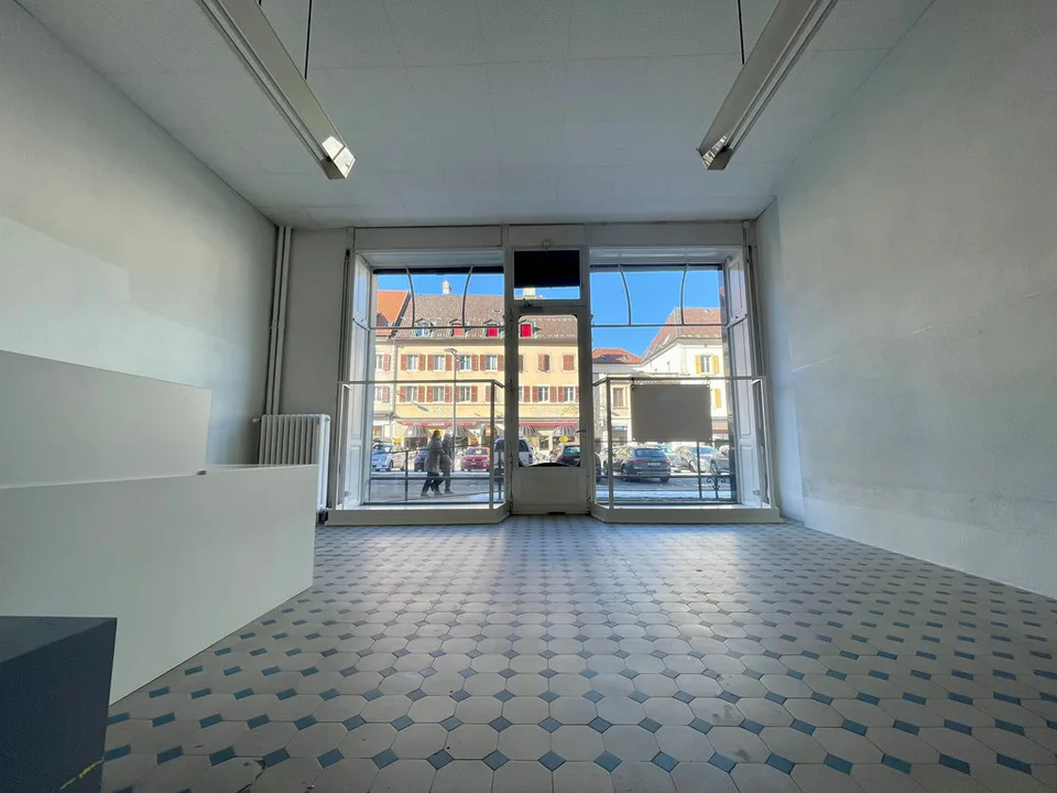 Lokal mit Auslagen