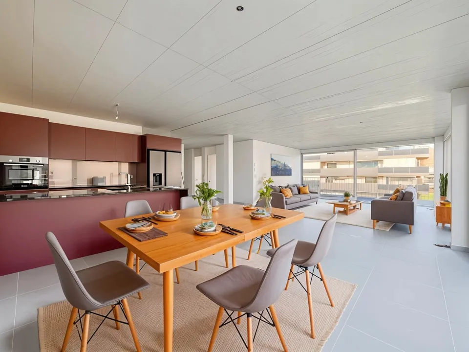 Bright attic with exclusive amenities