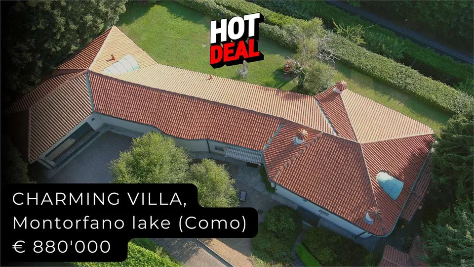 Incredible Villa on the lake of Montorfano (COMO)