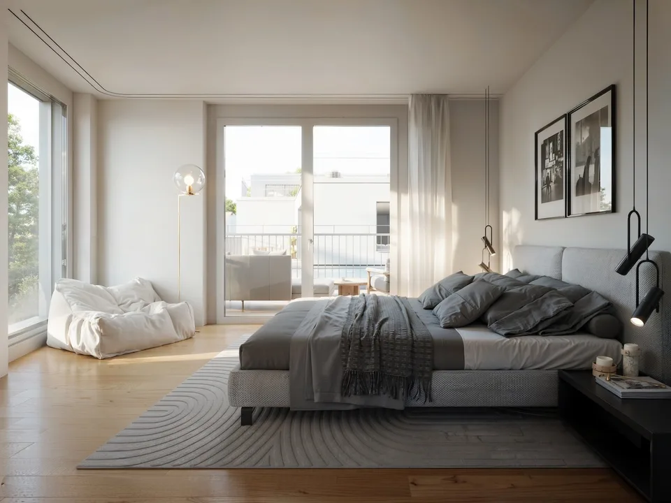 Helle 3.5-Zimmer-Wohnung mit idyllischem Sitzplatz im Grünen – Foto 12 von 13