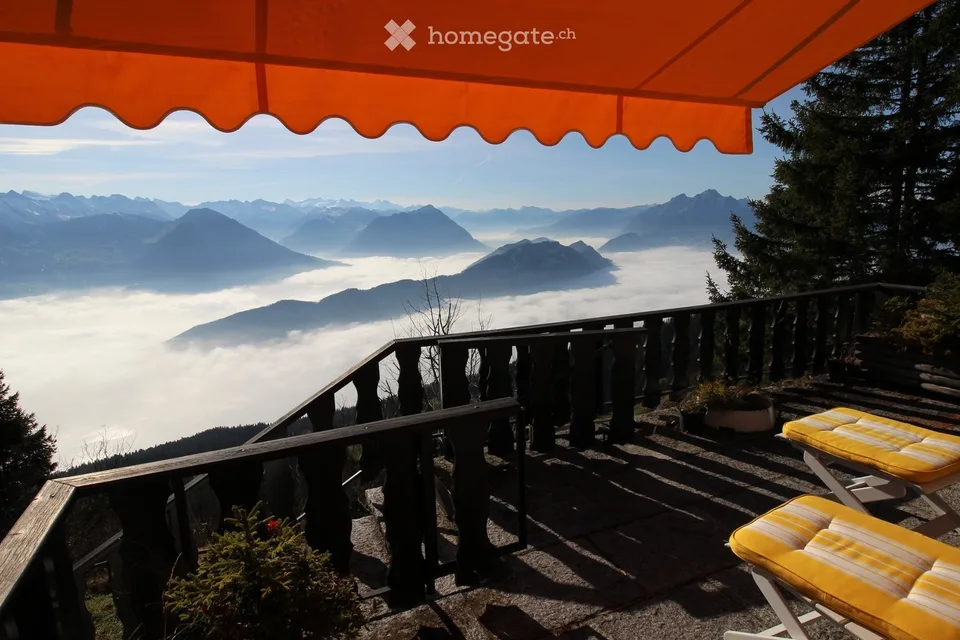 Rigi - Königin der Berge - Exklusives Chalet mit unverbaubarer Aussicht