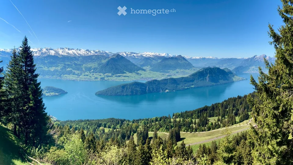 Rigi - Königin der Berge - Exklusives Chalet mit unverbaubarer Aussicht