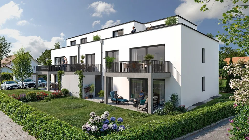 Moderne 4.5-Zimmer-Neubau-Wohnung (Wohnung B)  mit Garten und Tiefgarage in Ziefen