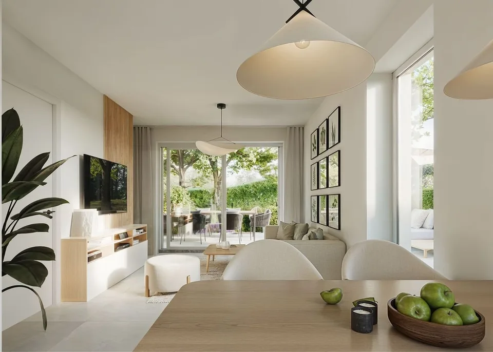 Appartement neuf 3.5 pièces type townhouse avec jardin - Épalinges
