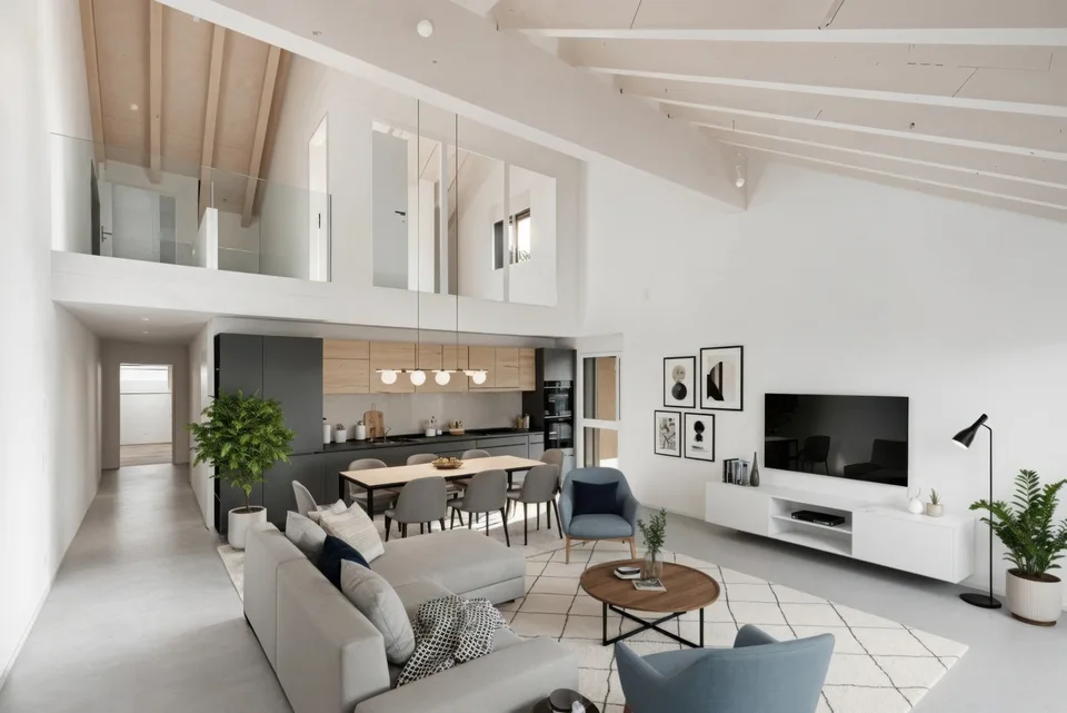 Magnifique duplex neuf de 5.5 pièces à 4 minutes de Romont - LOT 2.1
