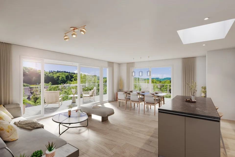 Dachgeschoss lot 203 - neues Projekt in der Nähe von Attalens und Châtel-St-Denis