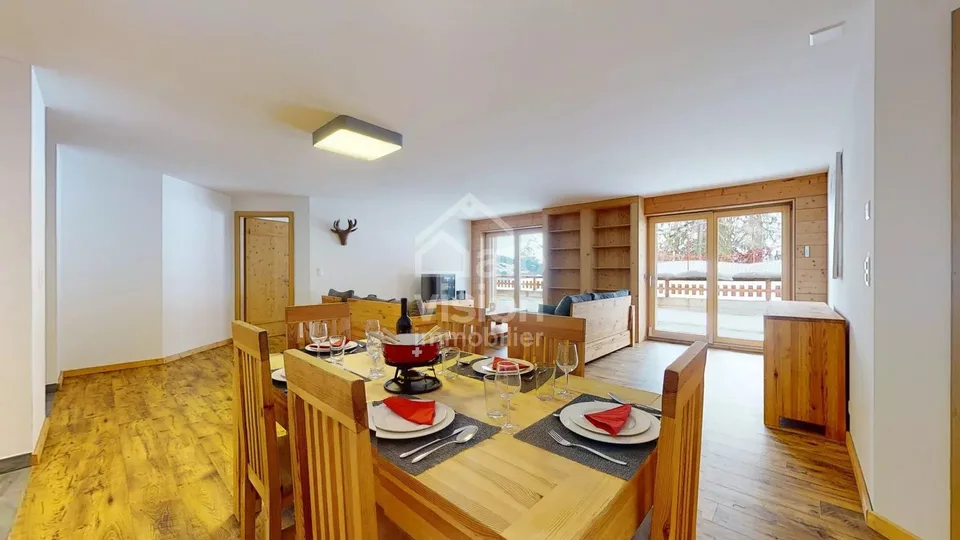 APPARTEMENT 3.5 AUßERGEWÖHNLICH SKI IN SKI OUT IN VEYSONNAZ