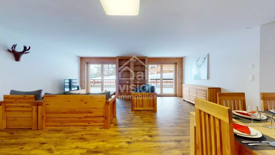 APPARTEMENT 3.5 VON AUSSERGEWÖHNLICHER SCHÖNHEIT SKI IN SKI OUT IN VEYSONNAZ – Foto 12 von 13