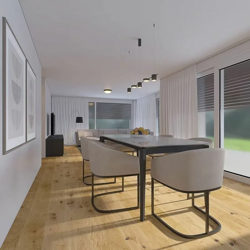 Appartamento nuovo attraente 4.5 locali con balcone - MFH Klösterli, Brig