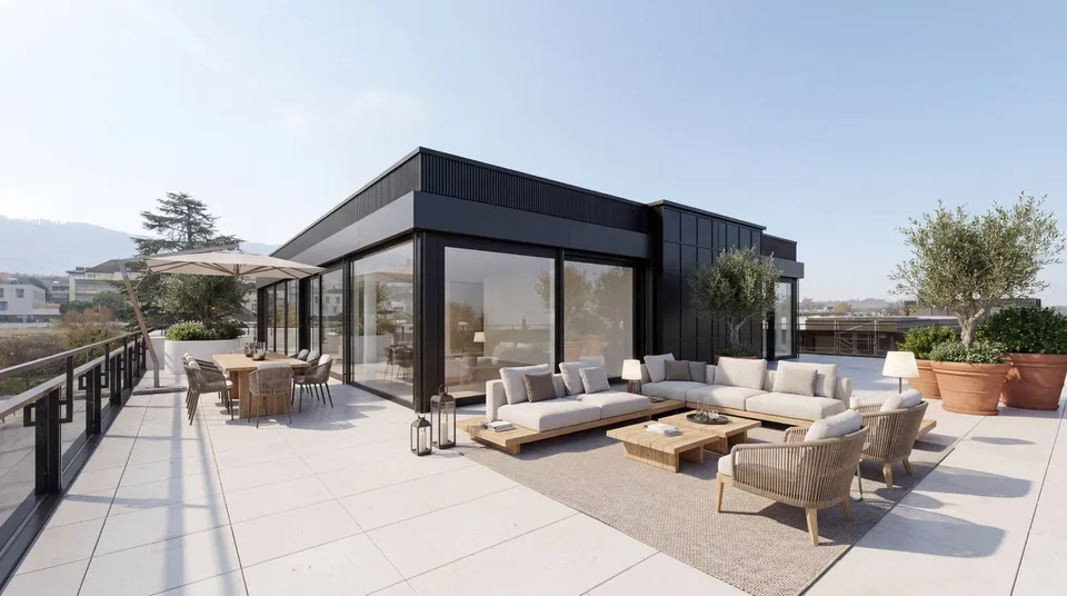 Splendide attique de 5.5 pièces avec terrasse de 249m2