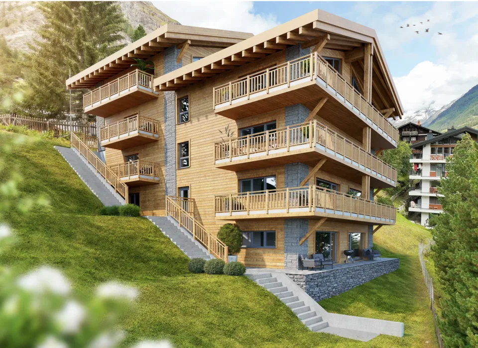 4.5 Appartamento Duplex Piano Terra-1° Piano Progetto Nuovo di Alta Classe a Zermatt - Residenza Principale