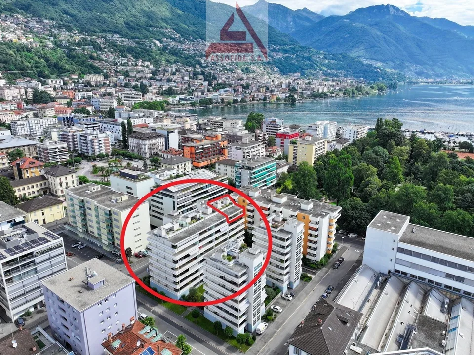Attico con terrazza panoramica / Attika-Wohnung mit Panoramaterrasse