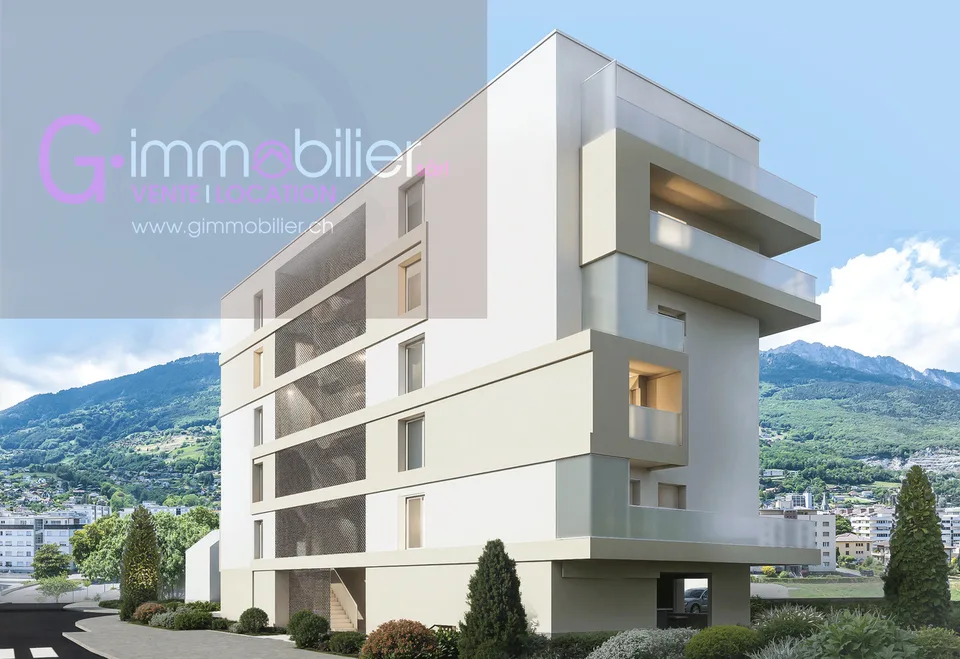 Zu verkaufen in Monthey, 3,5 Zimmer mit 104m2 im 1. Stock