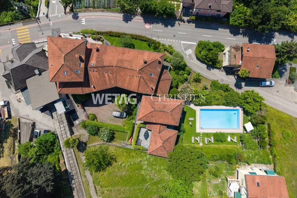 Lugano-Ruvigliana: elegante Wohnung mit atemberaubendem Seeblick, Pool & Garten zu verkaufen – Foto 22 von 22