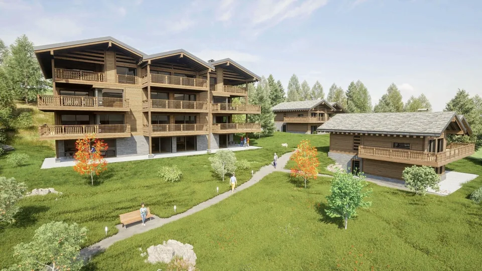 Crans-Montana, 4,5 Zimmer von hoher Qualität im Erdgeschoss mit Garten und Aussicht – Foto 9 von 12