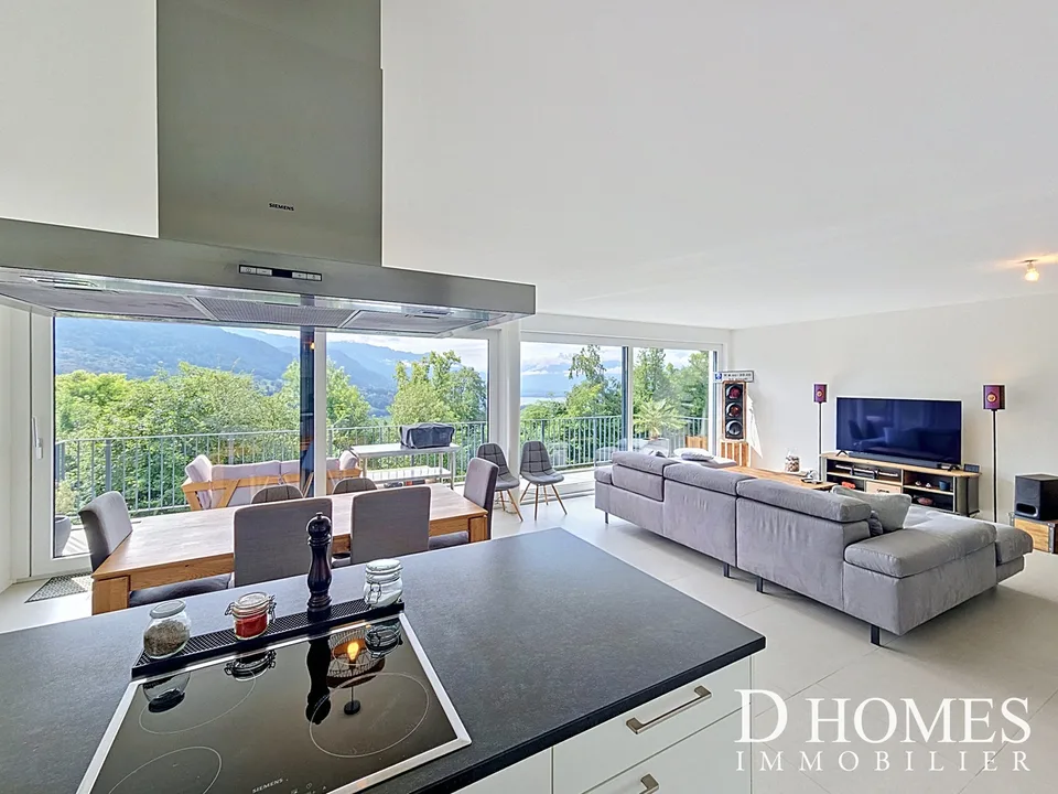 Magnifique appartement de 4,5 pièces - Terrasse et vue sur le lac