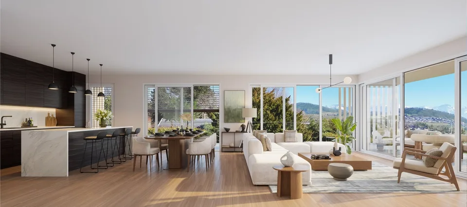 Meraviglioso appartamento di 4 locali con vista a Lutry