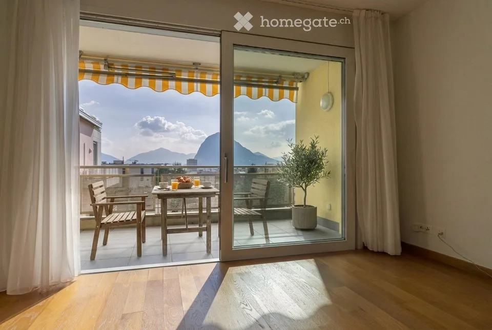 Vente privée 3.5 lumineux et tranquille à Pregassona