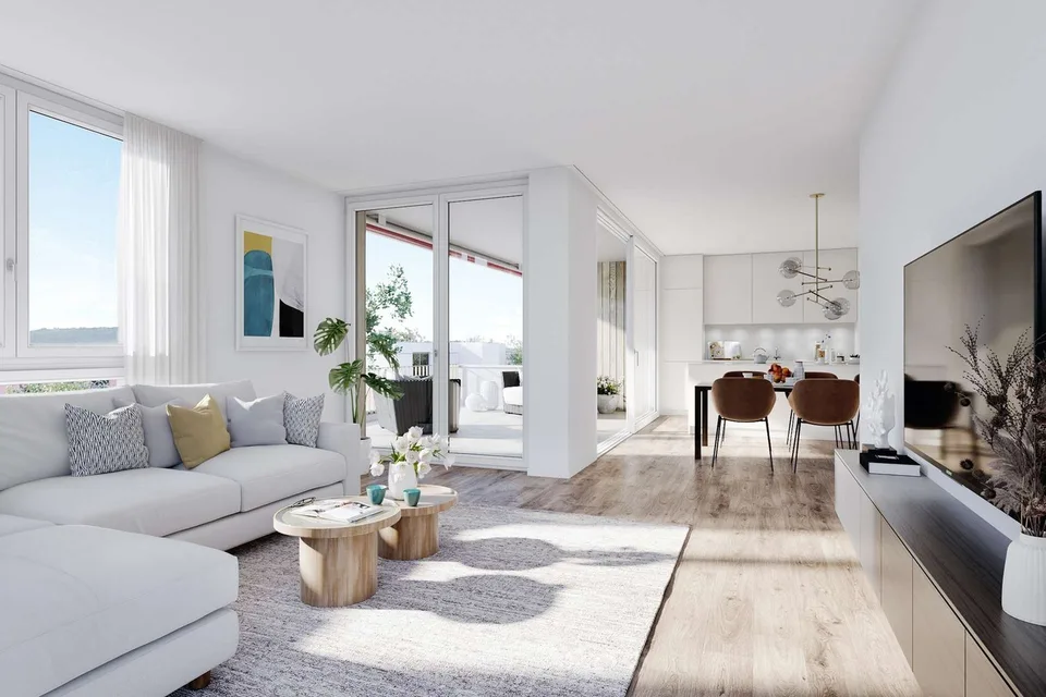 Erstbezug im Rosengarten - Familienfreundliche 5.5-Zimmer-Neubauwohnung mit grosszügigem Balkon