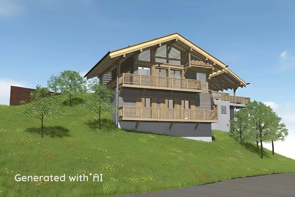Magnifiziertes Einzelchalet mit 4.5 Zimmern
