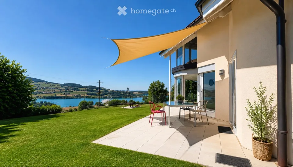 Villa di prestigio con vista sul lago di Gruyère