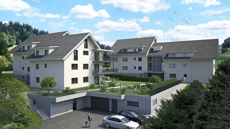 4.5-Zimmerwohnung 1. OG mit sonnigem Balkon im Rodacher