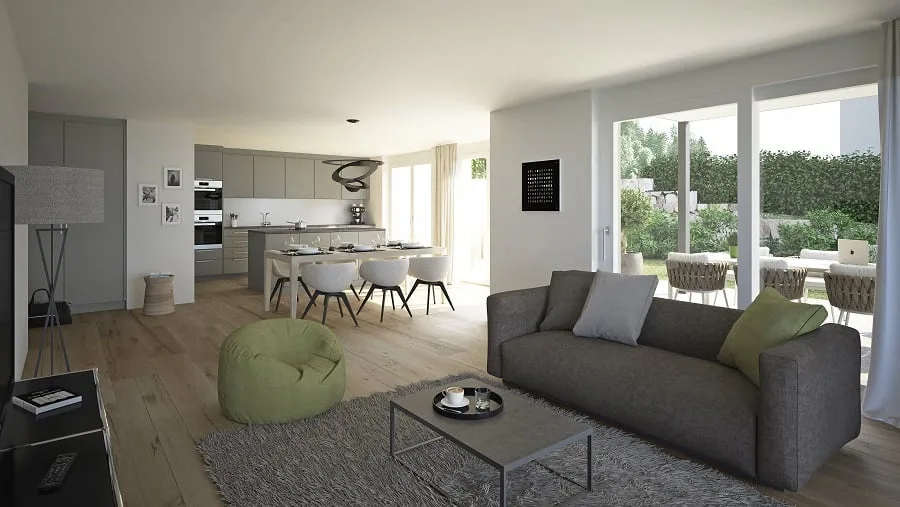 4.5-Zimmerwohnung 1. OG mit sonnigem Balkon im Rodacher