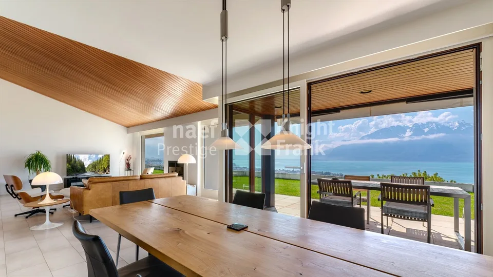 Proprietà di architetto di 7,5 locali con vista panoramica sul lago e sul vigneto in vendita a Corseaux – foto 16 di 26