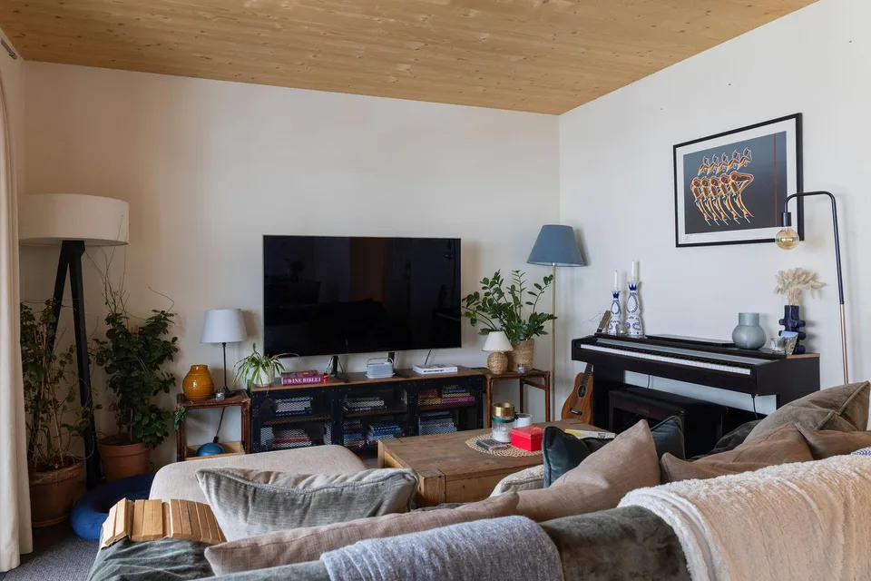 Moderne 3-Zimmer-Wohnung im Zentrum von Châble