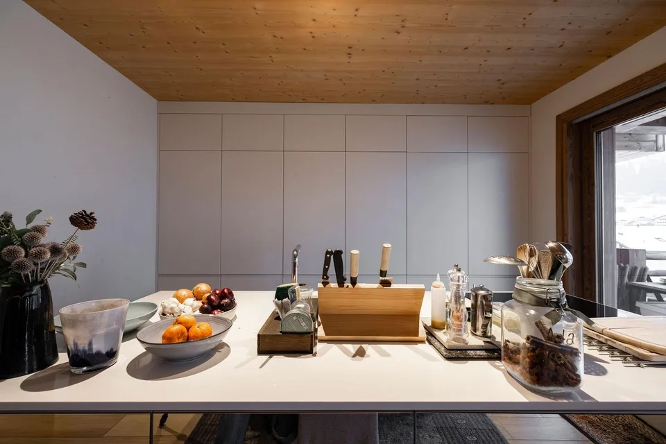 Moderne 3-Zimmer-Wohnung im Zentrum von Châble
