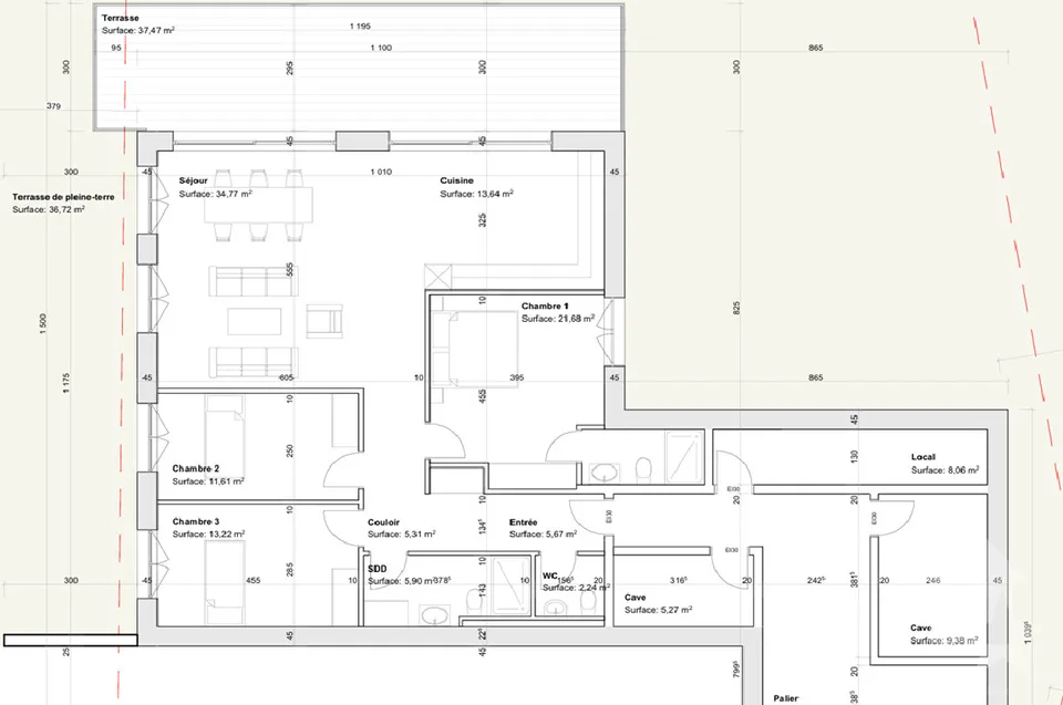 Immeuble de trois appartements avec autorisation de construire – foto 10 di 10
