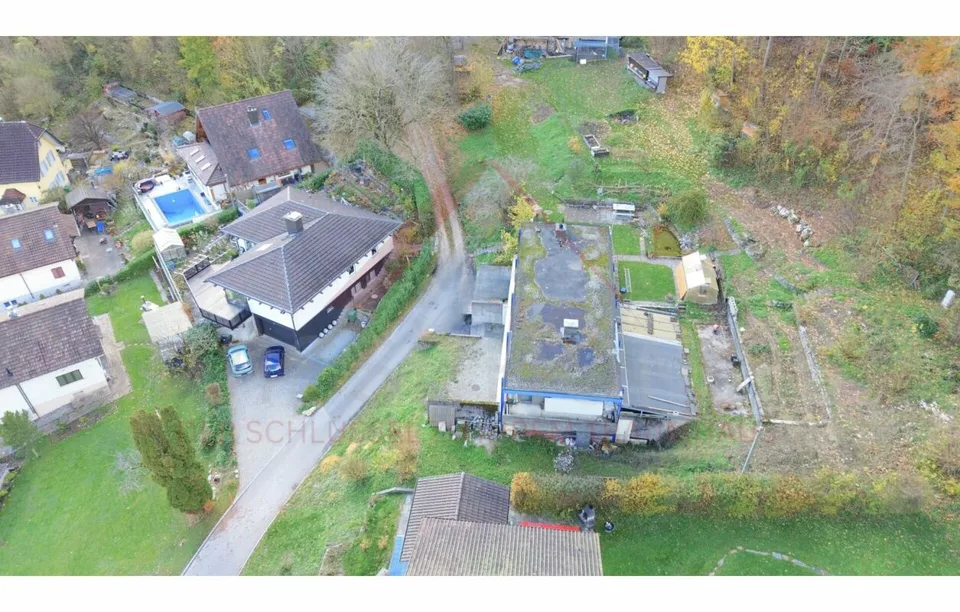 Einmalige Gelegenheit in Oensingen - Bauland mit Bestandshaus am Waldrand und Alpenpanorama