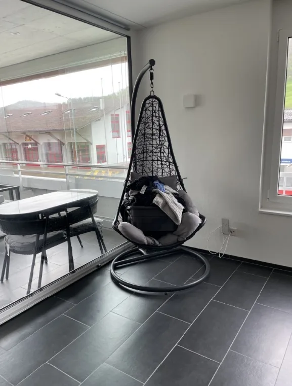 Moderne Wohnung mit Waschturm