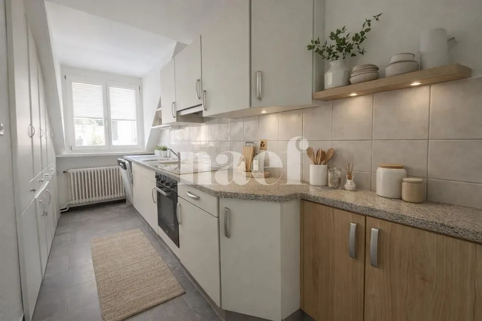 Wohnung mit 3.5 Zimmern im 5. Stock