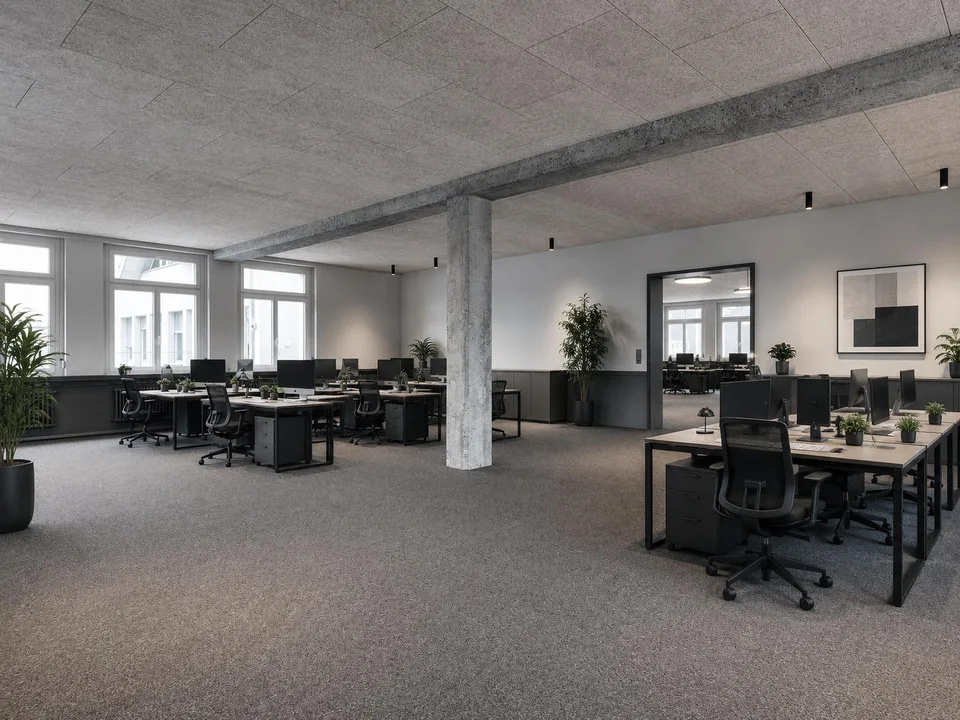 Erstbezug: Hochwertig renoviertes Büro mit grosszügiger Terrasse in Schlieren