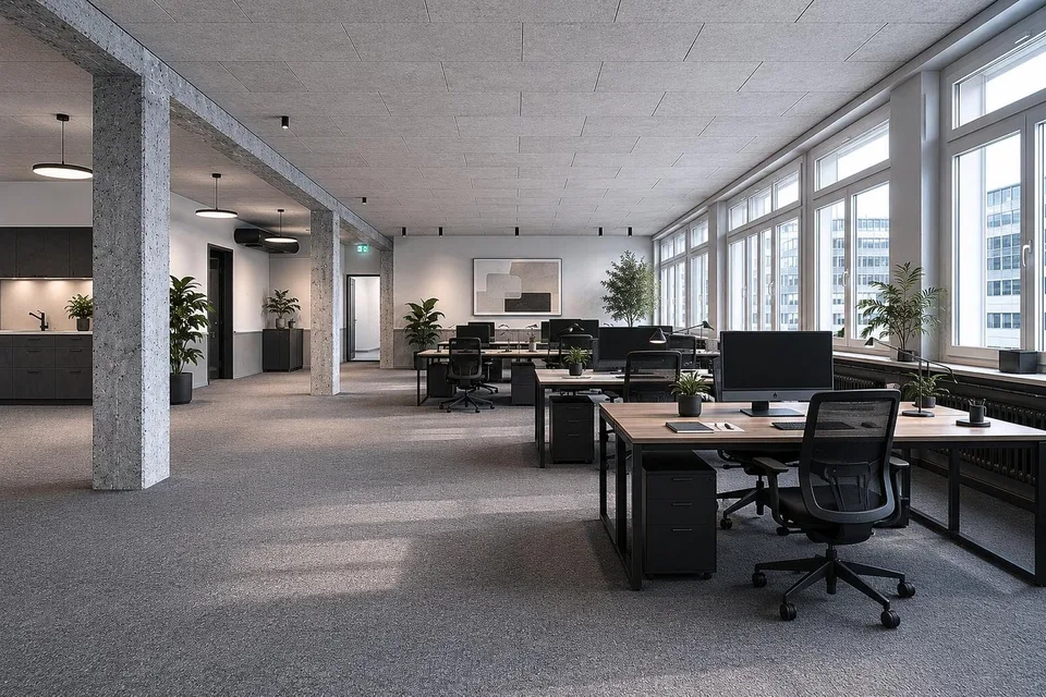 Erstbezug: Hochwertig renoviertes Büro mit grosszügiger Terrasse in Schlieren