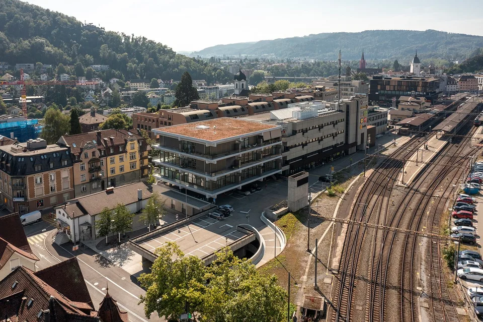 Gestalten Sie Ihren neuen Geschäftsstandort direkt beim Bahnhof Baden.