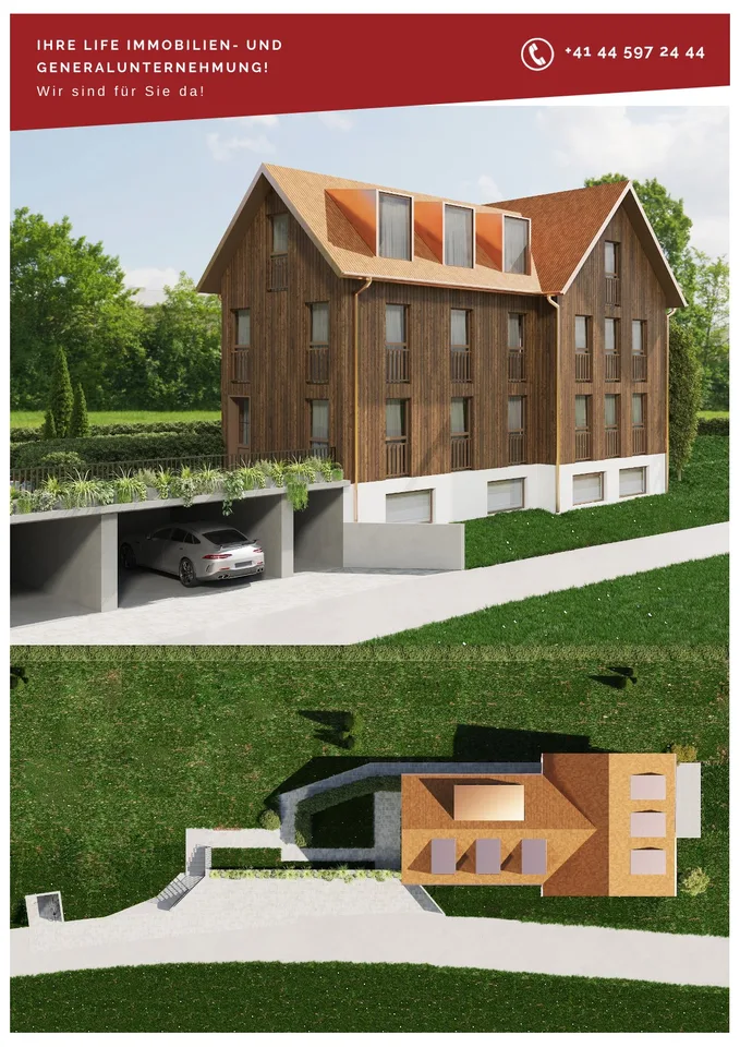 Luxuriöses Neubau mit modernem Wohnkomfort und flexiblen Nutzungsmöglichkeiten 6.5-Zimmer