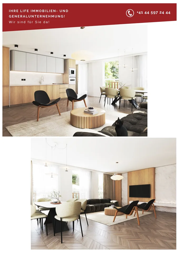 Luxuriöses Neubau mit modernem Wohnkomfort und flexiblen Nutzungsmöglichkeiten 6.5-Zimmer