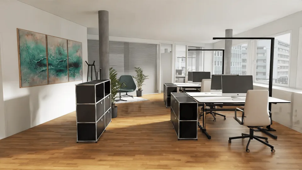 Espaces de bureau modernes au Dornacherplatz 7, Solothurn