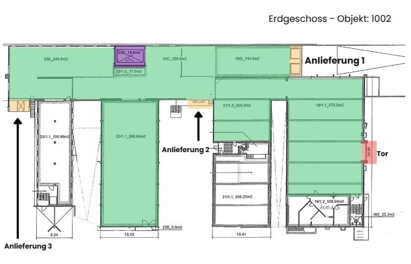 Lager- und Produktionsfläche im Industriegebiet von Burgdorf zu vermieten