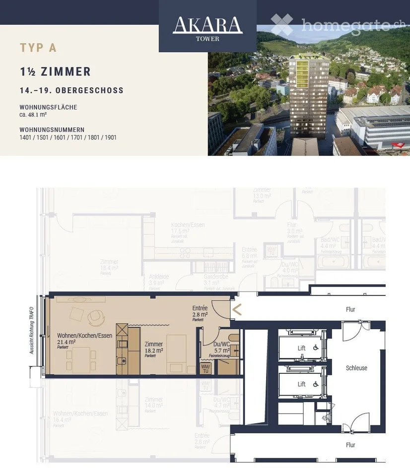 In der höchsten Wohnung in Baden wohnen  klingt verlockend?