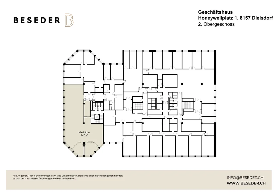 Au Honeywellplatz 1 à Dielsdorf, 280m² d'espaces de bureau modernes et aménagés vous attendent. – photo 6 sur 6