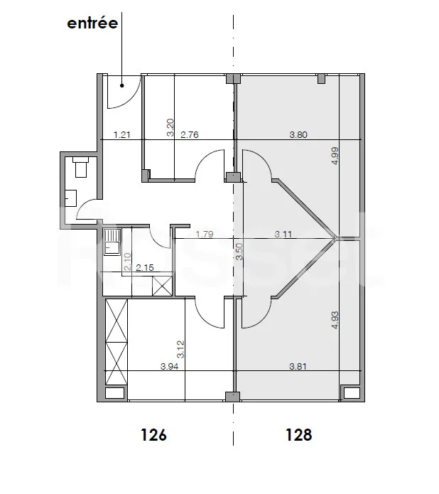 Arcade d'env. 81 m² au rez-de-chaussée – Foto 6 von 6