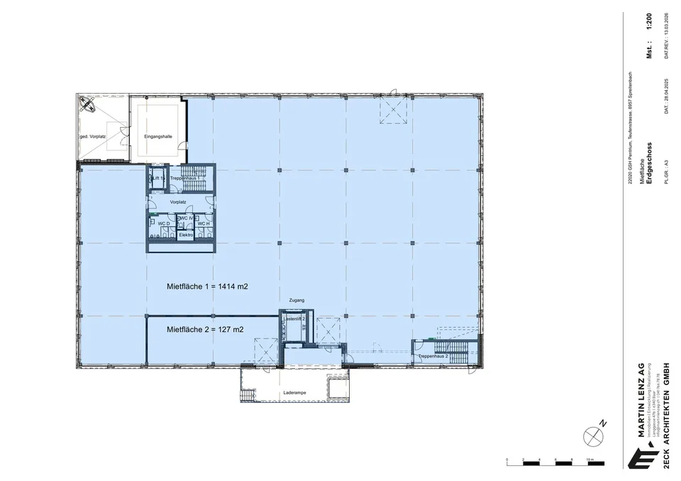 Neubau eines hochwertigen Gewerbe- und Bürogebäudes an bester Lage in Spreitenbach – Foto 8 von 11