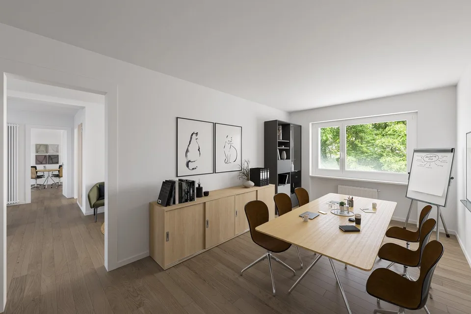 Raum für Ihre Vision: 70 m² Büro- oder Praxisflächefläche in Oberwil