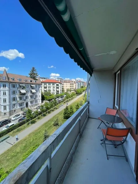 Studio meublé -haut standing - 30m2 avec balcon - entièrement équipé - WIFI et charges incluses