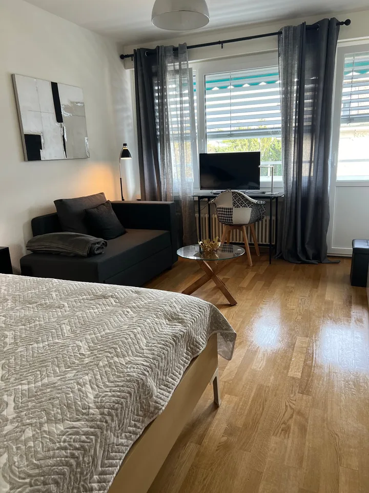 Studio meublé -haut standing - 30m2 avec balcon - entièrement équipé - WIFI et charges incluses